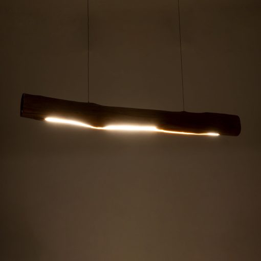 Wood Pendant Lighting 100*10D cm – Image 2