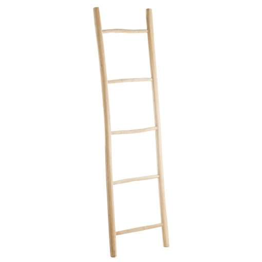 NATURAL WOODEN LADDER 48 X 8 X 180 CM