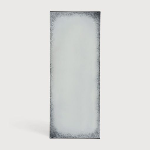 Aged floor mirror