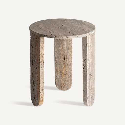 Travertine side table – Image 2