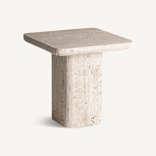 Travertine side table – Image 2