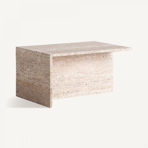 Travertine coffee table – Image 2