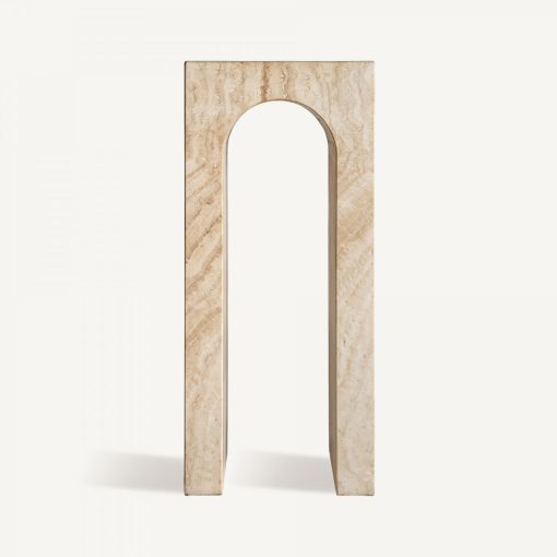 Travertine Console Table