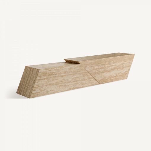 Travertine TV stand – Image 2