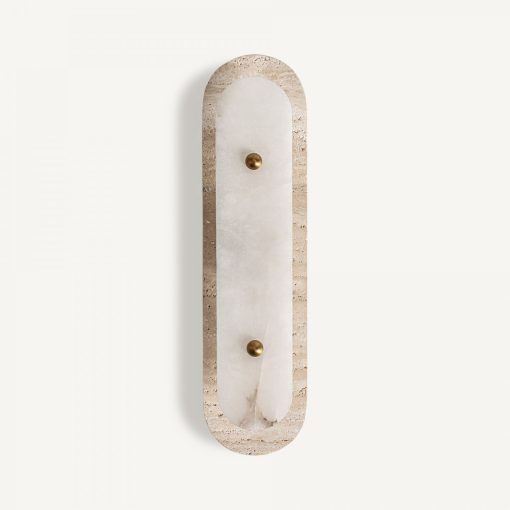 Travertine wall lamp