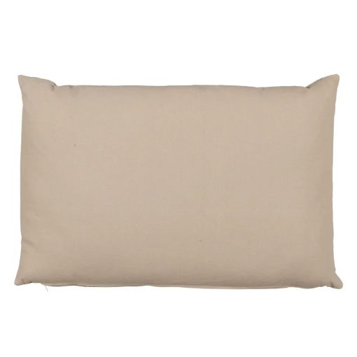 CUSHION GREY LINEN-COTTON  60 X 40 CM – Image 2