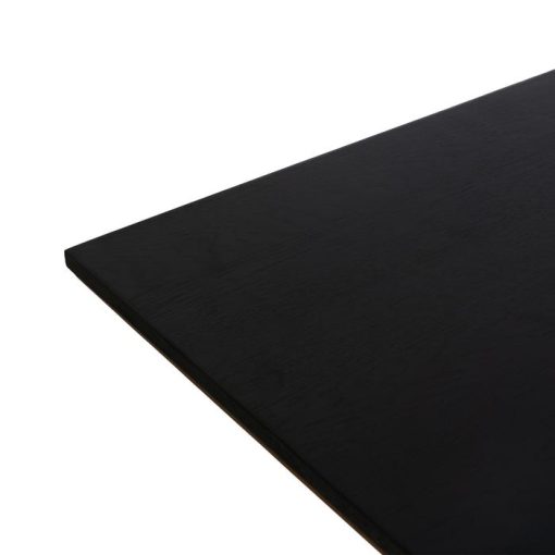 DINING TABLE NATURAL-BLACK PINE WOOD 240 X 100 X 76 CM – Image 2