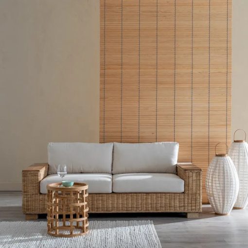 NATURAL FIBER SOFA 198 X 88 X 67 CM – Image 2