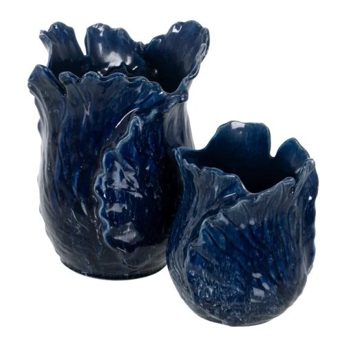BLUE VASE CERAMICS 21 X 21 X 27 CM – Image 2