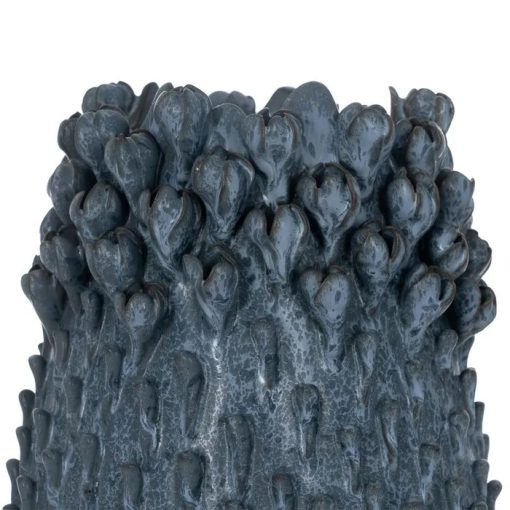VASE BLUE CERAMIC 22,50 X 22,50 X 38,50 CM – Image 2