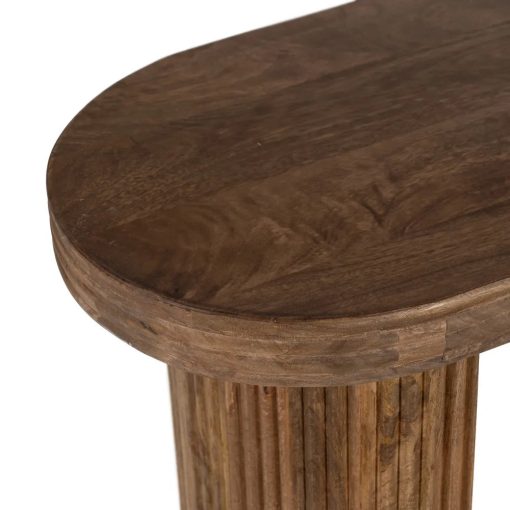 CONSOLE BROWN MANGO WOOD 135 X 35 X 80 CM – Image 2