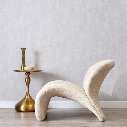 ARMCHAIR BEIGE FABRIC 78 X 90 X 8 CM – Image 2