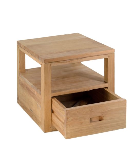 TEAK BED SIDE TABLE – Image 2