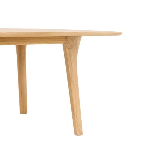 Dining Room Table Natural-Teak – Image 2