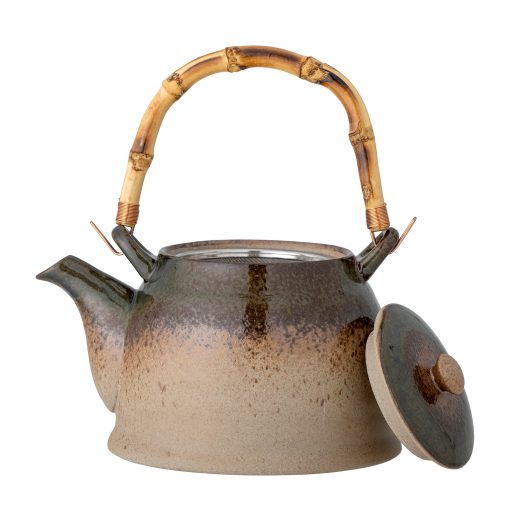 Aura Teapot w/Teastrainer, Green, Porcelain – Image 2