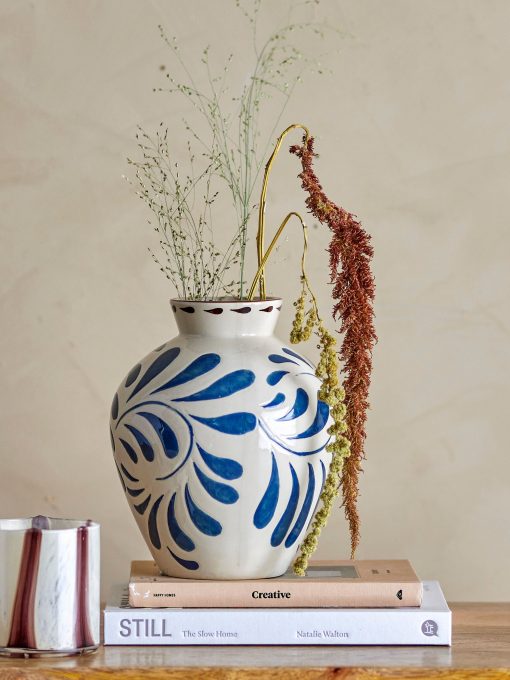 Heikki Vase, Blue, Stoneware – Image 2