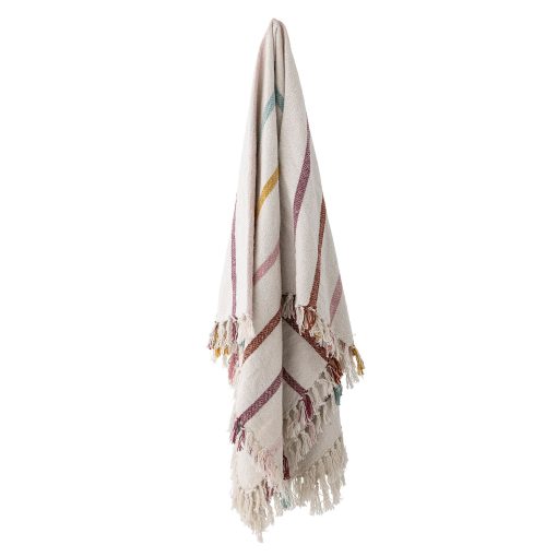 Frey Throw, Nature, Recycled Cotton – Image 2