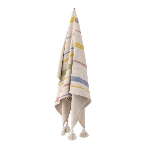 Pontino Throw, Nature, Recycled Cotton