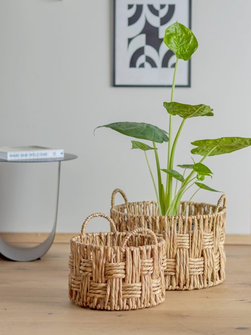 Pepita Basket, Nature, Water Hyacinth – Image 2