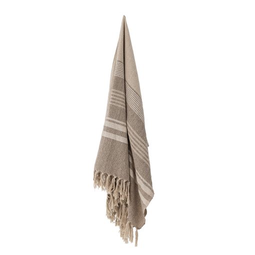 Lugo Throw, Brown, Recycled Cotton – Image 2