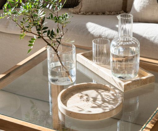 TRAVERTINE TRAY 30X13X3 CM – Image 2