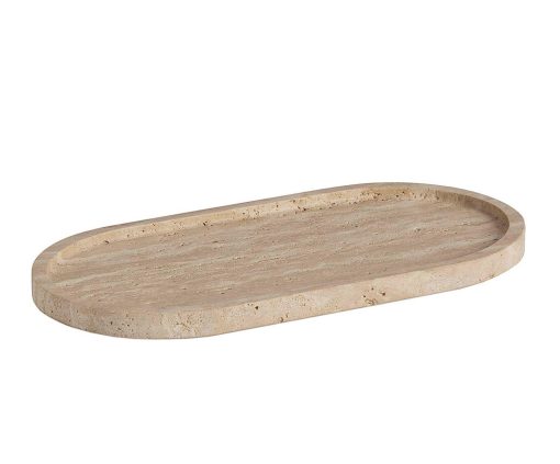 TRAVERTINE TRAY 30X15X1,5 CM