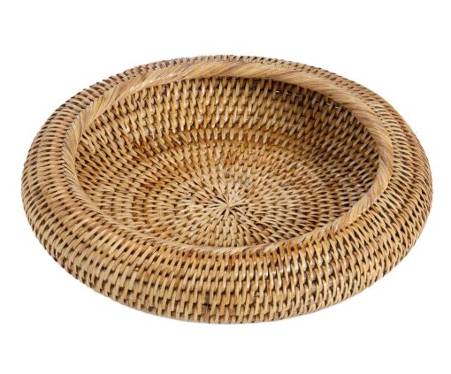 RATTAN CENTERPIECE Ø30X6CM – Image 2