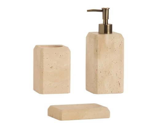 TRAVERTINE TOOTHBRUSH HOLDER – Image 2