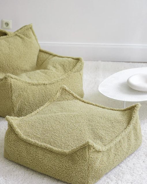 Matcha Square Ottoman – Image 2
