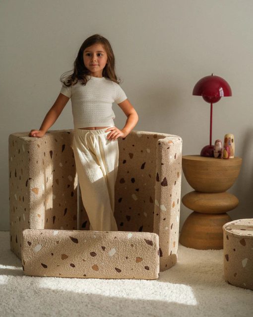 Terrazzo Sand Moon Chair – Image 2