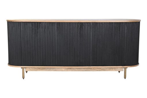 BUFFET MANGO OAK 177X45X75 BLACK – Image 2