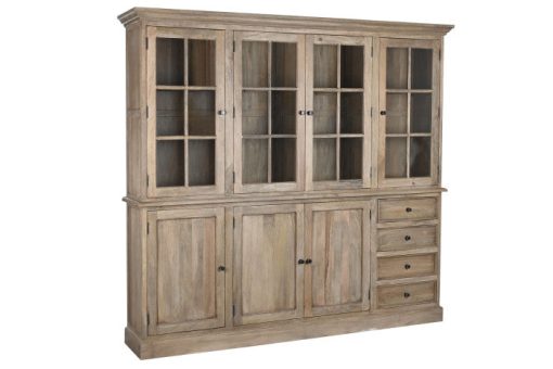 SHOWCASE MANGO GLASS 218,4X40,6X203 BROWN – Image 2