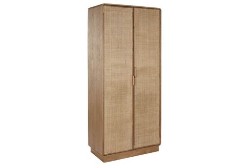CLOSET OAK RATTAN 91X45X203 NATURAL – Image 2
