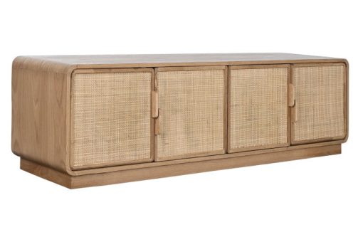 TV CABINET OAK RATTAN 157X45X40 NATURAL – Image 2
