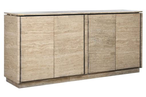TRAVERTINE MARBLE BUFFET 180X40X85 – Image 2