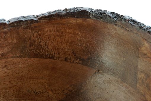 SALAD BOWL MANGO 30X30X12 DARK BROWN – Image 2