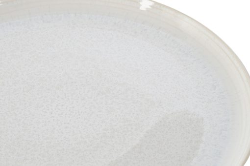 PLATE STONEWARE ENAMELLED 27,5X27,5X2,5 WHITE – Image 2