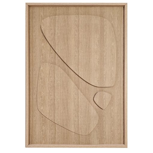 Structure painting in frame - Composition - Woody