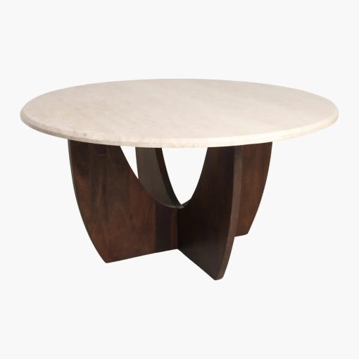 Travertin dining table 150 cm – Image 2