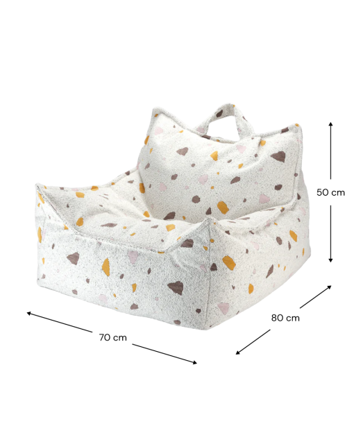 Terrazzo Marble Beanbag Chair – Image 2