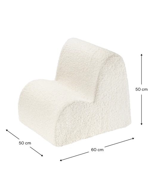 Cream White Cloud Chair – Image 2