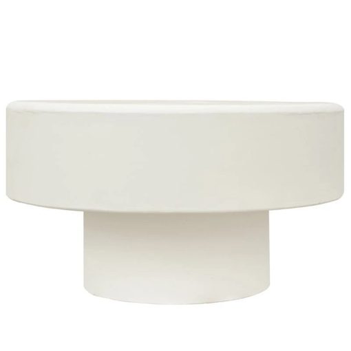 Round fiber coffee table – Image 2