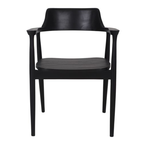Solid Teak Wood Dining Chair – Image 2