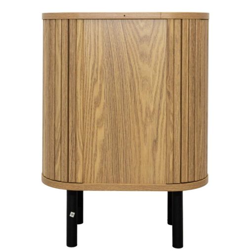 Bedside table in slatted MDF – Image 2