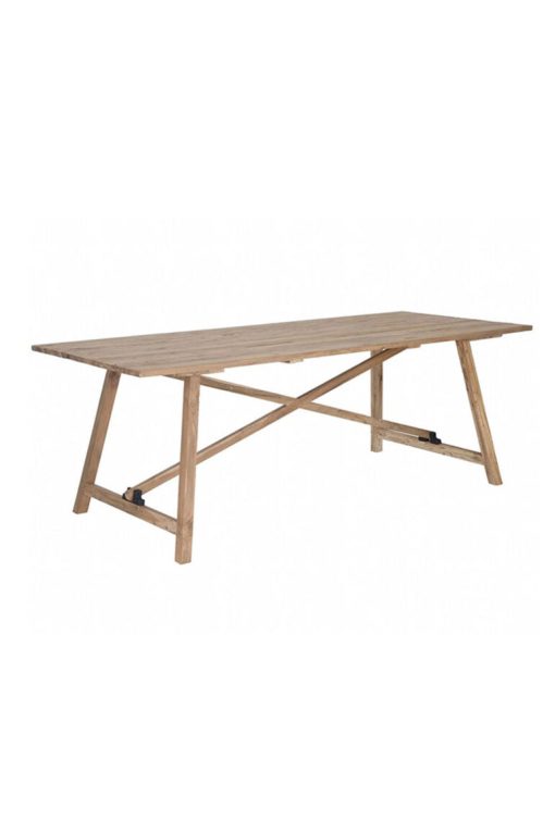 Recycled Teak dining table 220x90x77cm – Image 2