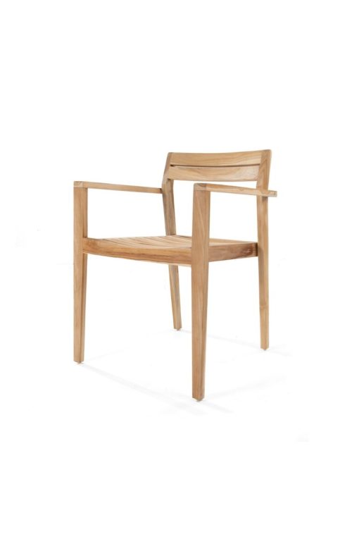 Teak dining chair 67x63x66cm – Image 2