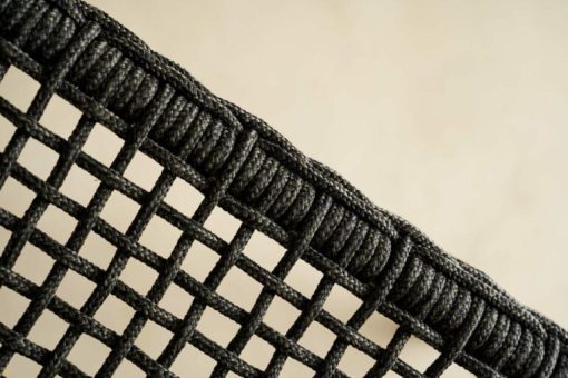 Rope armchair black – Image 2