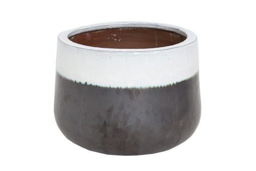 Grey/white pot 54x54x40
