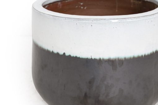 Grey/white pot 54x54x40 – Image 2