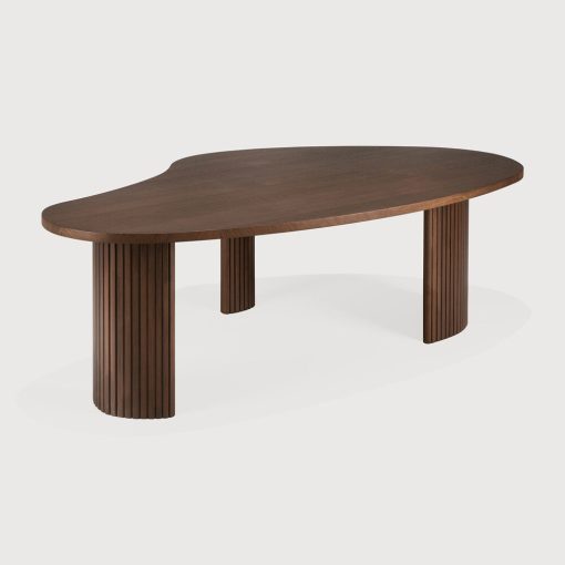 Boomerang coffee table Teak Brown – Image 2